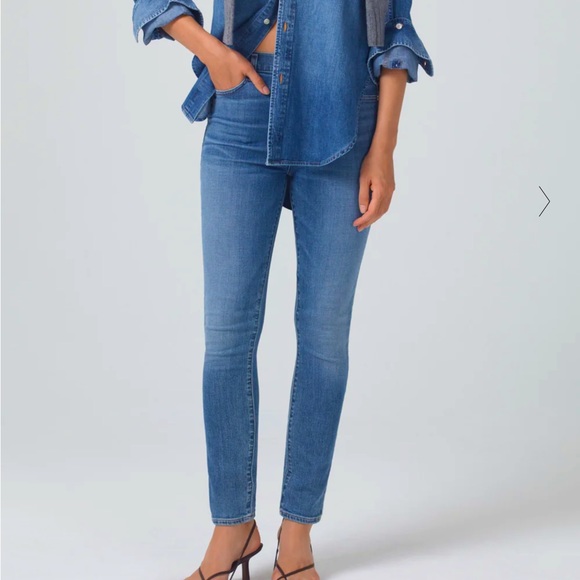 Citizens of Humanity Olivia High Rise Ankle Jeans - Picture 1 of 6